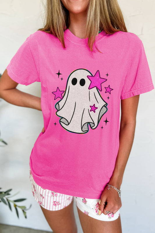 Sachet Pink Ghost Halloween T Shirt