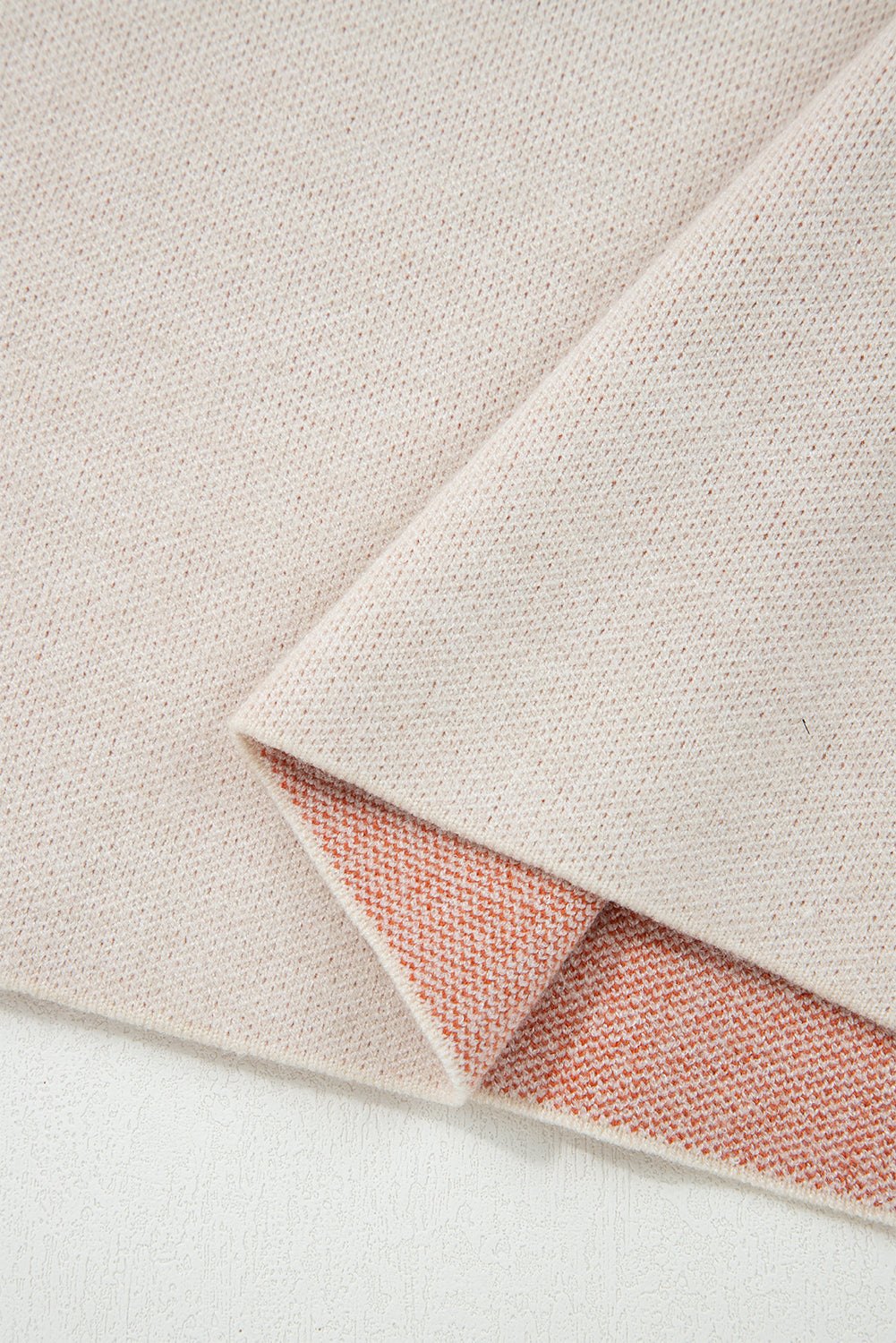 Green Flower Pattern Drop Sleeve Baggy Sweater