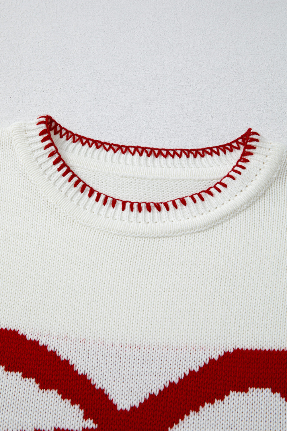 White Sweet Bow Long Sleeve Knit Sweater